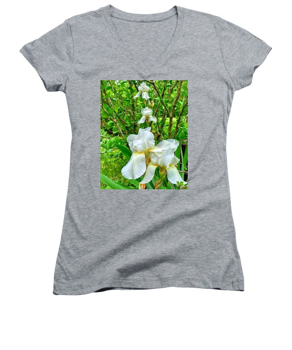 White Iris - Women's V-Neck