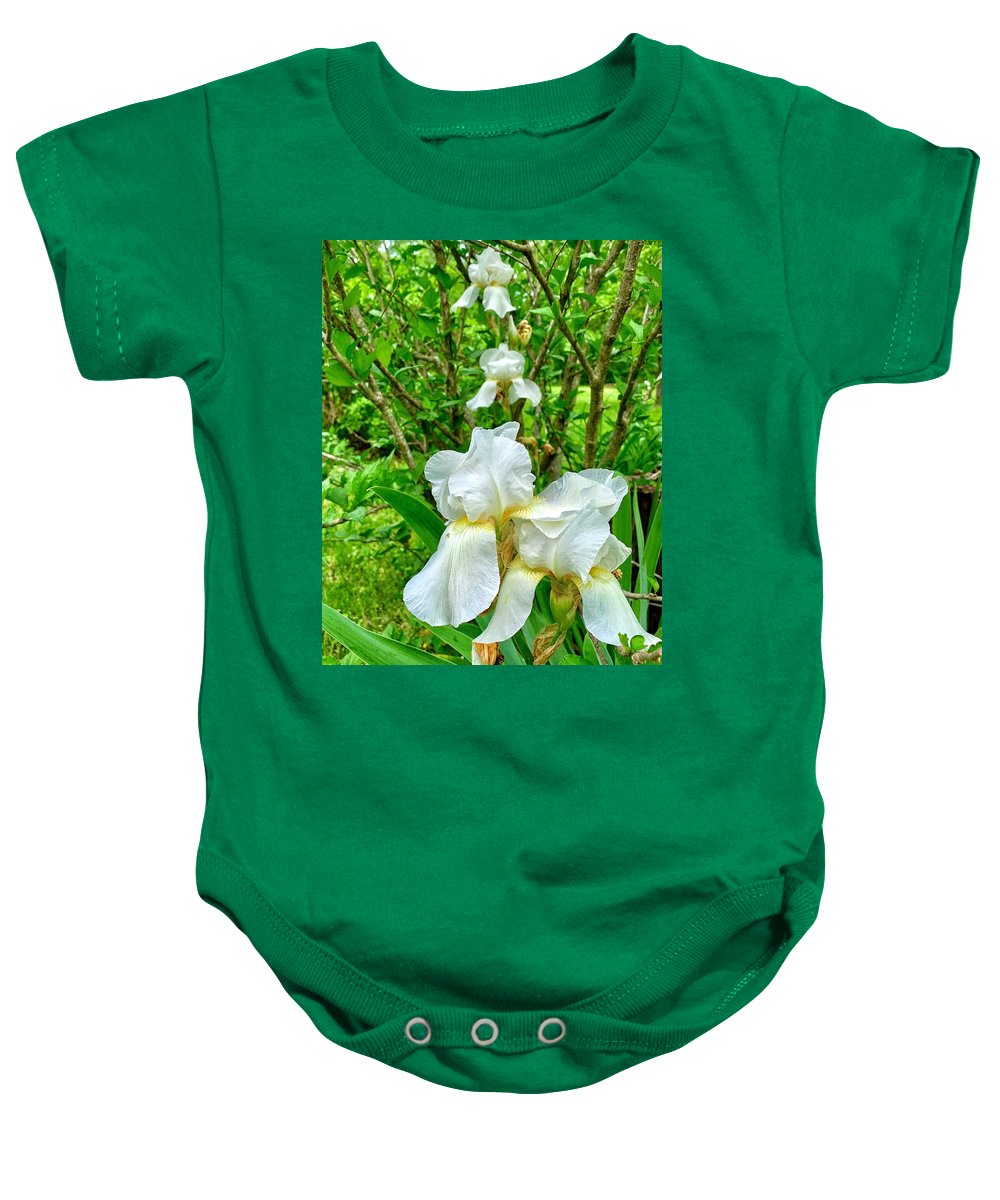 White Iris - Baby Onesie