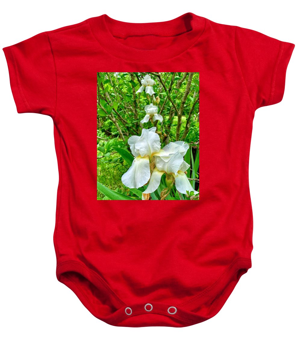 White Iris - Baby Onesie