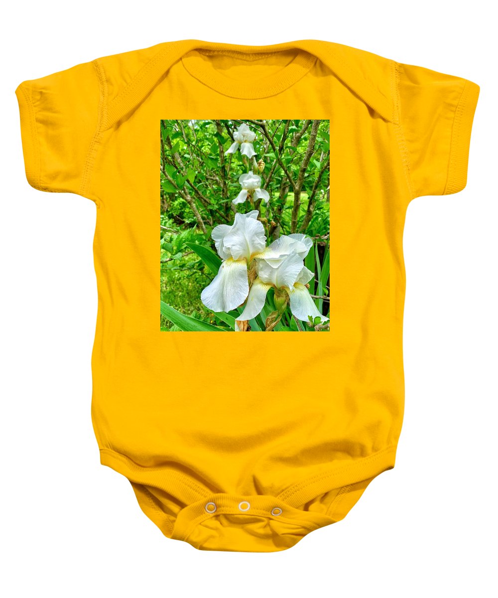 White Iris - Baby Onesie