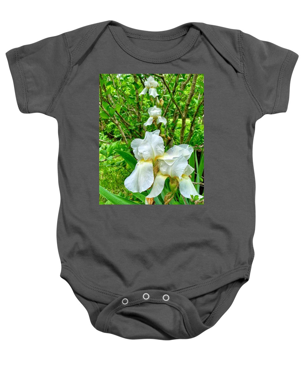 White Iris - Baby Onesie