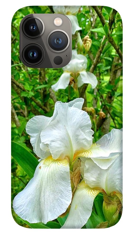 White Iris - Phone Case