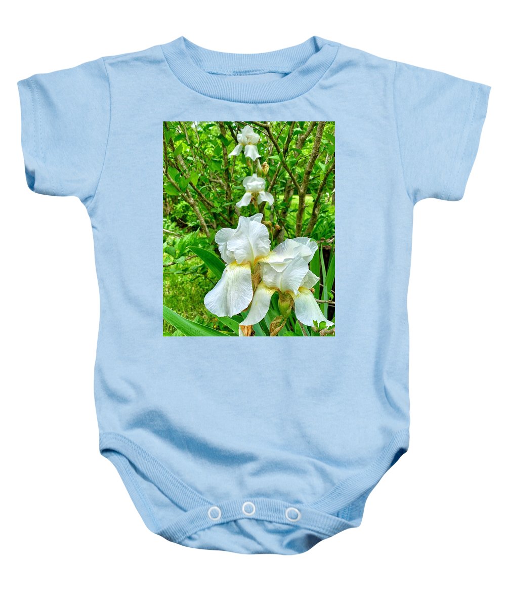 White Iris - Baby Onesie