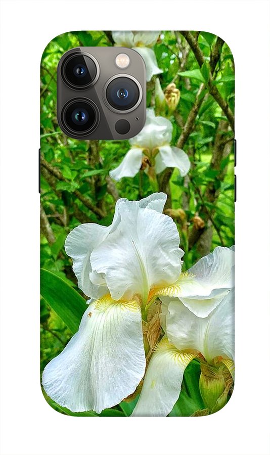 White Iris - Phone Case